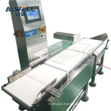 Automatic weighing conveyor check weigher with rejection